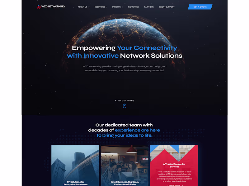 Cover image for UI Design For WZC Networking