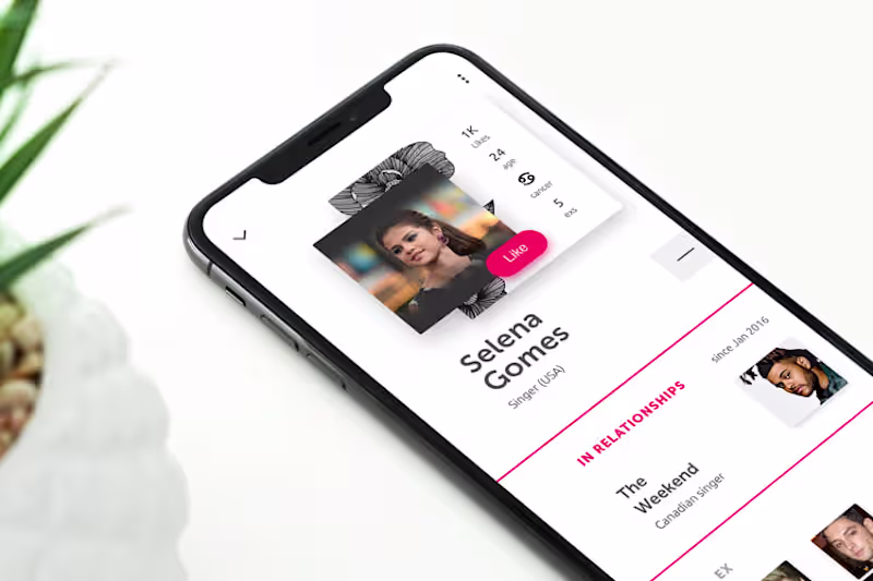 Cover image for Celebrities’ Personal Life Mobile App