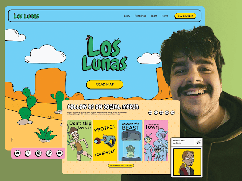 Cover image for UI UX Design | Landing Page | NFT Game