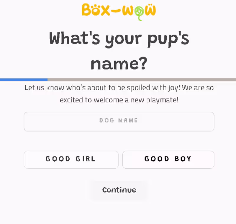 Cover image for  Shopify Quiz Sytem  for Subscription Product for Box-Wow on