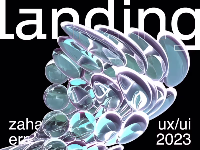 Cover image for Landing page collection