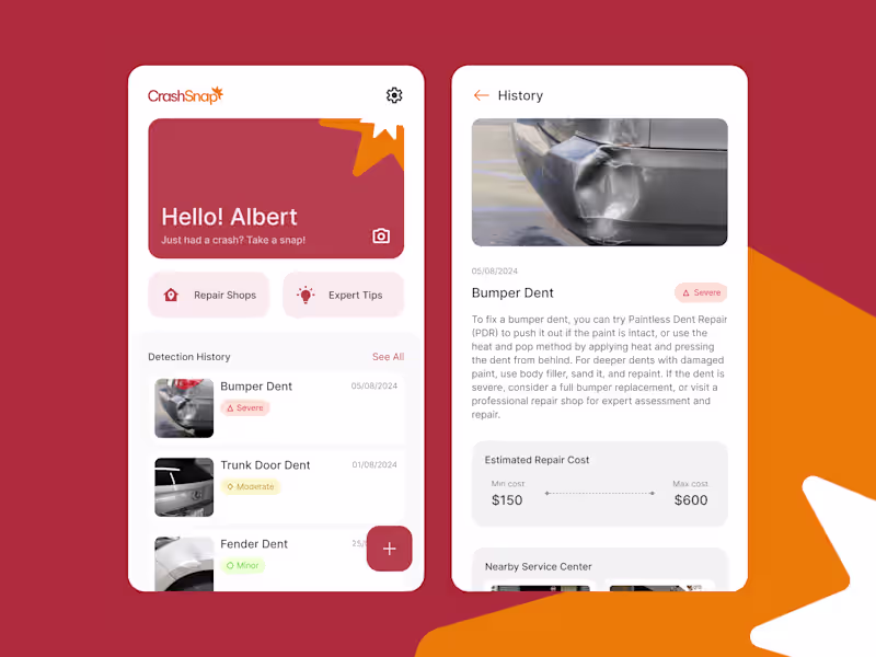 Cover image for CrashSnap - Crash Detection App