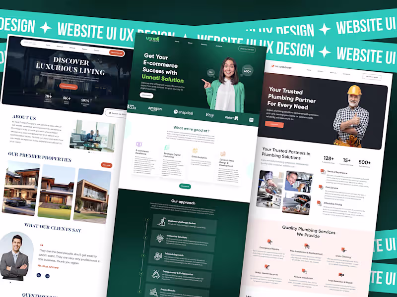 Cover image for Custom Website Design – From Concept to Completion