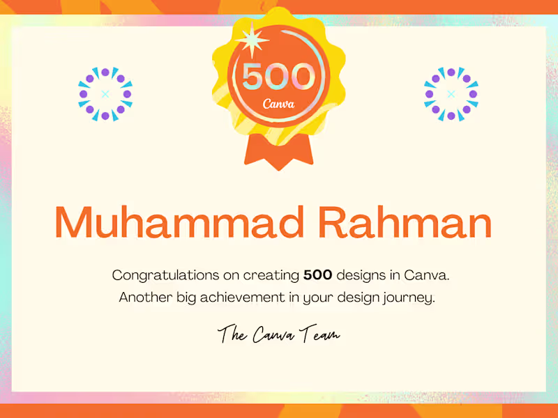 Cover image for Canva Award