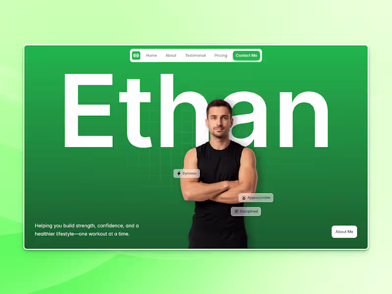 Cover image for IronFit Website Framer Template