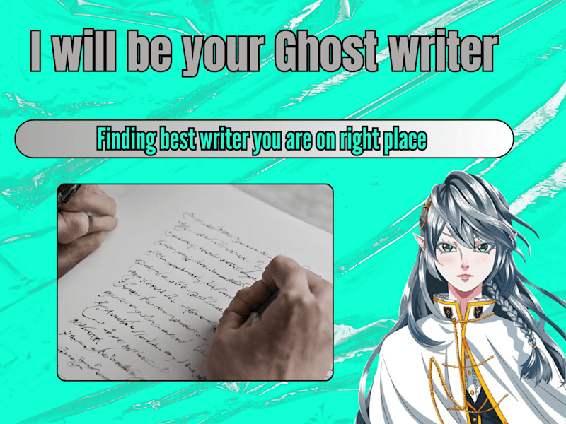 Cover image for I will be your Ghostwriter
