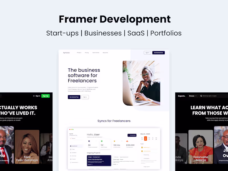 Cover image for Framer Development