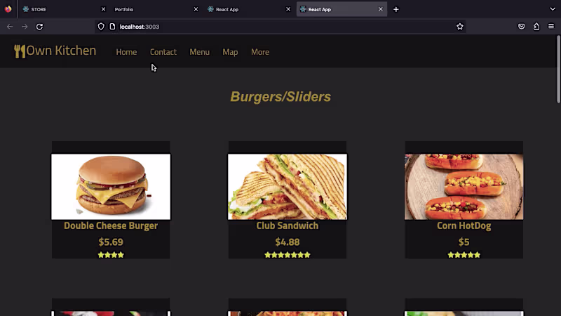 Cover image for Own-Kitchen(Restaurant-Site)