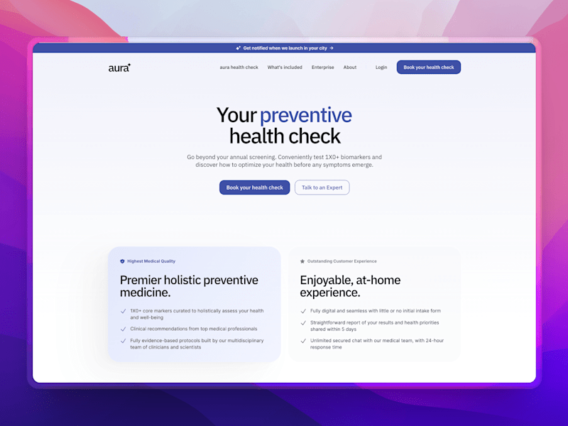 Cover image for Aura - The Latest in Preventative Medicine