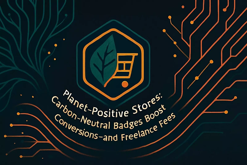 Cover image for Planet-Positive Stores: Carbon-Neutral Badges That Boost Conversions—and Freelance Fees