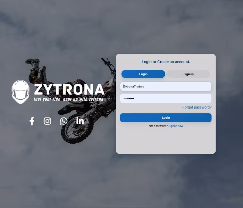 Cover image for ZYTRONA website