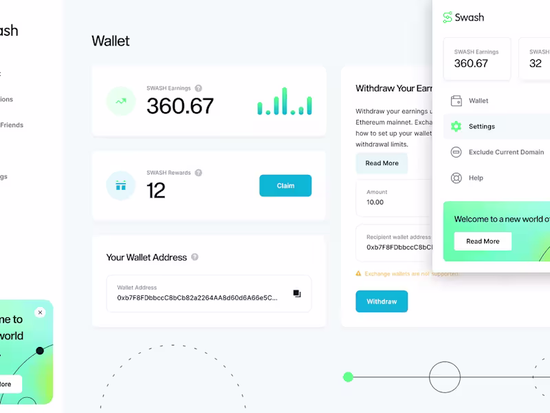 Cover image for Swash DApp Data Solution
