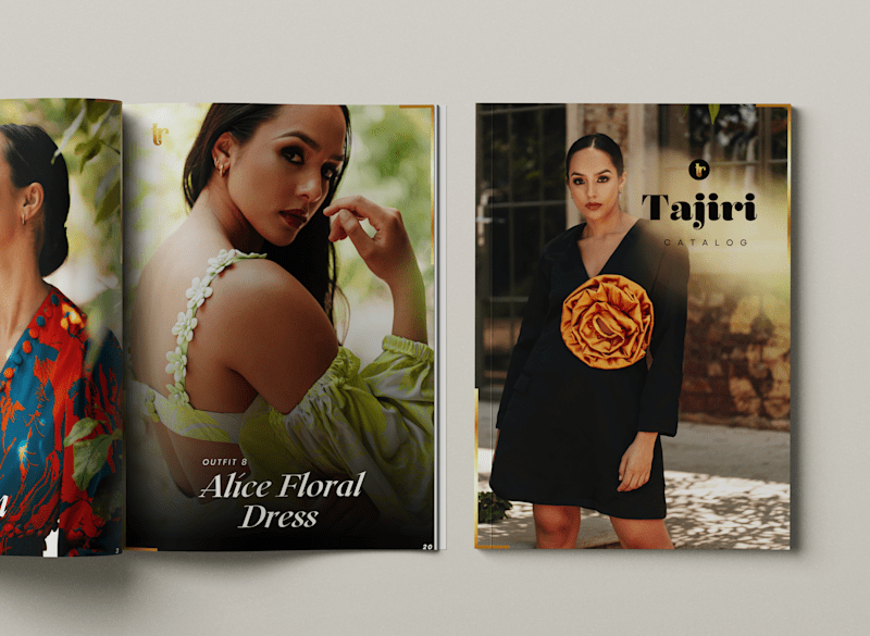 Cover image for Tajiri Fashion - Lookbook/Catalogue Design