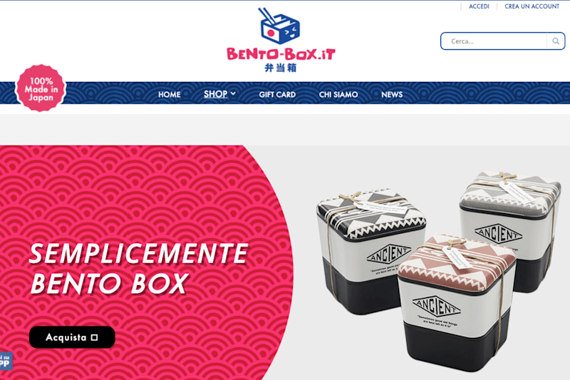 Cover image for New e-commerce Bento-box