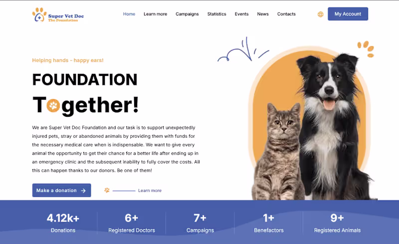 Cover image for SuperVetDoc Foundation