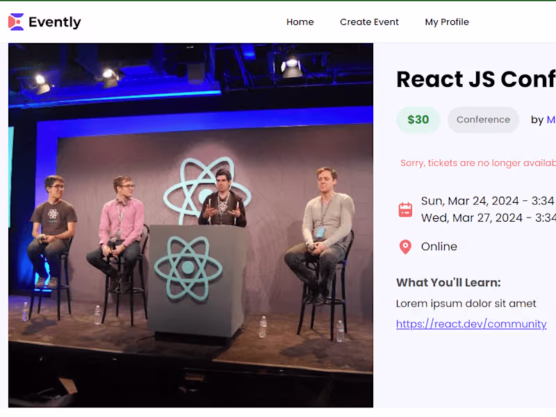 Cover image for Event Organizer Platform