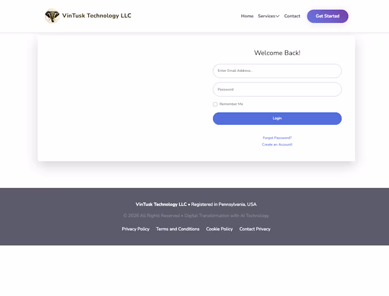 Cover image for Login framework - reusable component