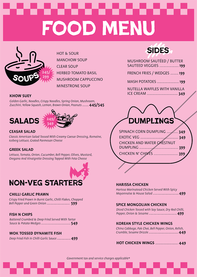 Cover image for Menu Design - Socialite Cafe 
