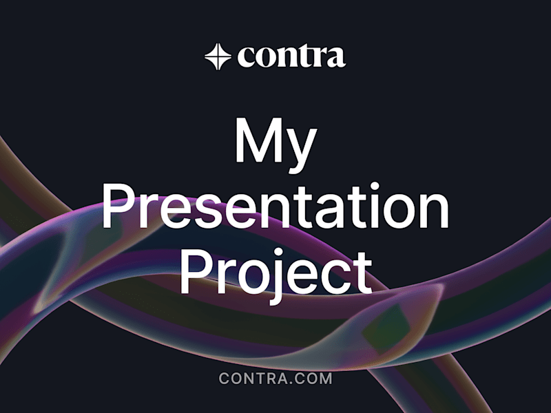Cover image for Presentation project