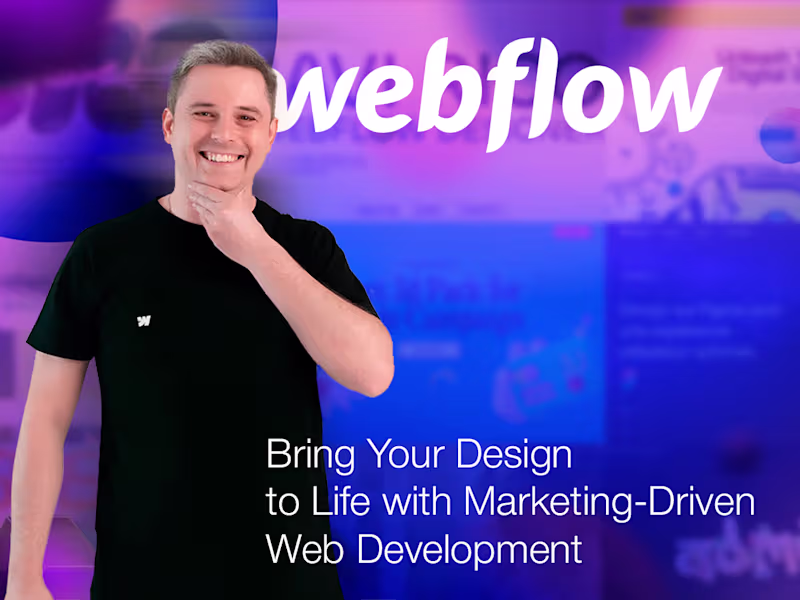 Cover image for Webflow Development - Starter Monthly Plan