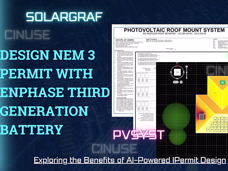 Cover image for design a commercial solar permit with enphase third generation