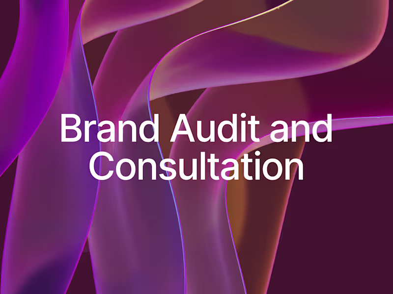 Cover image for Brand Audit and Consultation