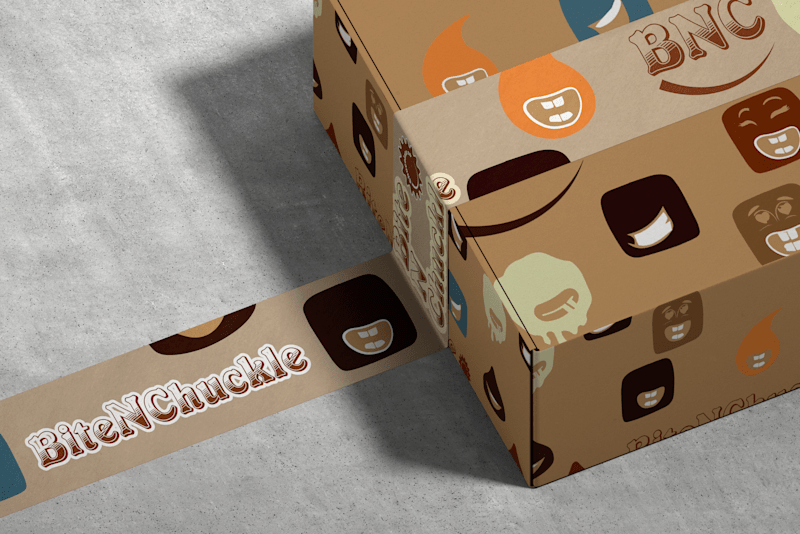Cover image for BiteNChuckle Chocolate Co | Brand identity design 