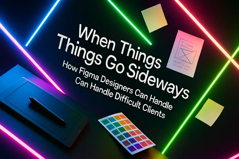 Cover image for When Things Go Sideways: How Figma Designers Can Handle Difficult Clients