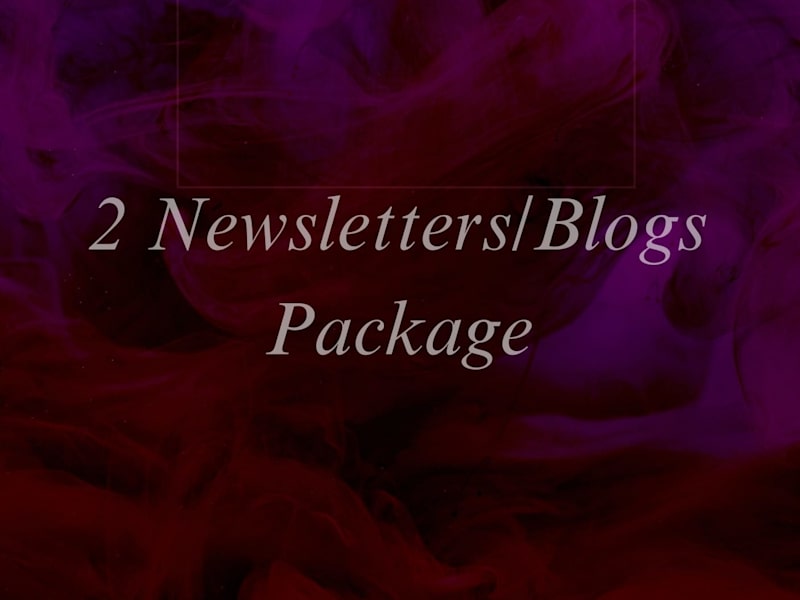 Cover image for Two Blogs or Newsletters (1,200–1,500 words each)