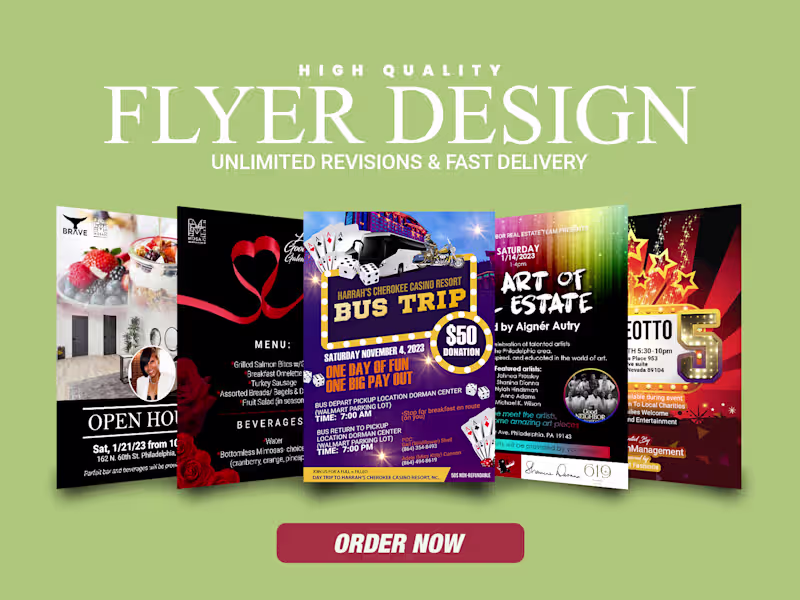 Cover image for I will design exceptional church flyer, event flyer