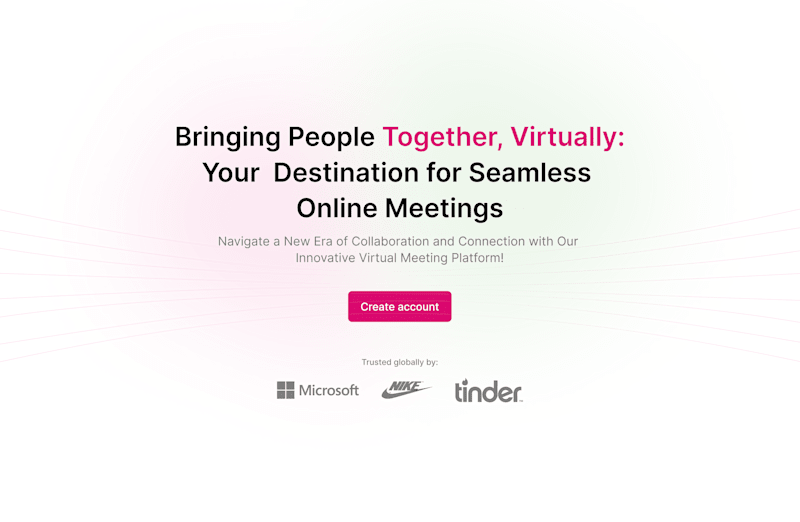 Cover image for Meet Messaging Marketing Website Design and Development