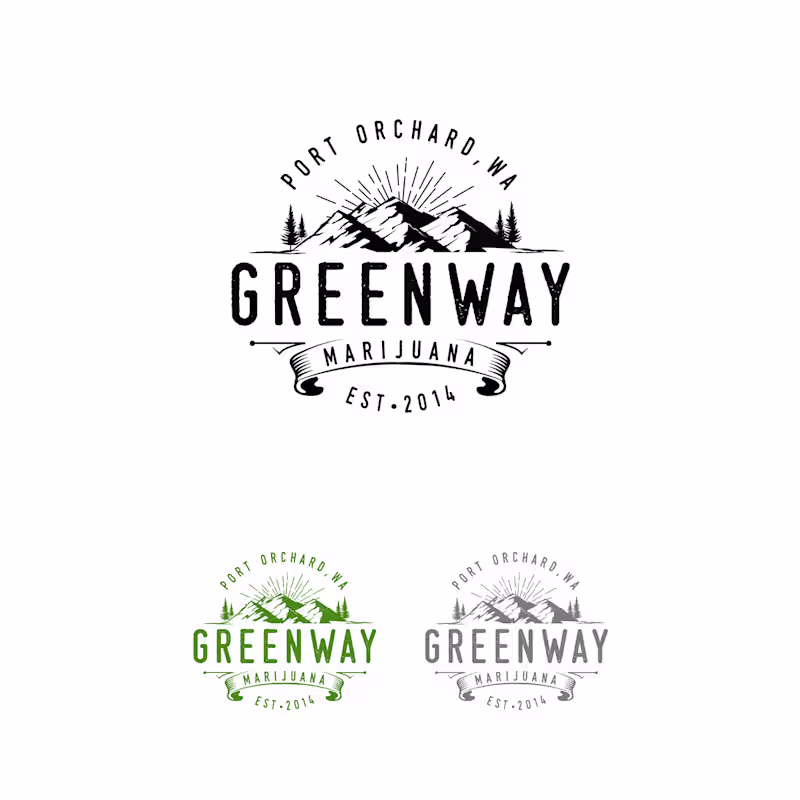 Cover image for Marijuana logo on Behance