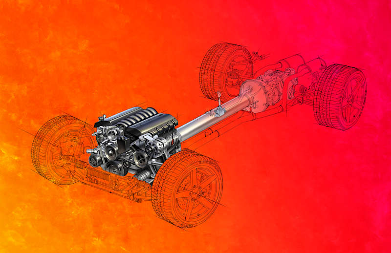 Cover image for Corvette Drivetrain Illustration