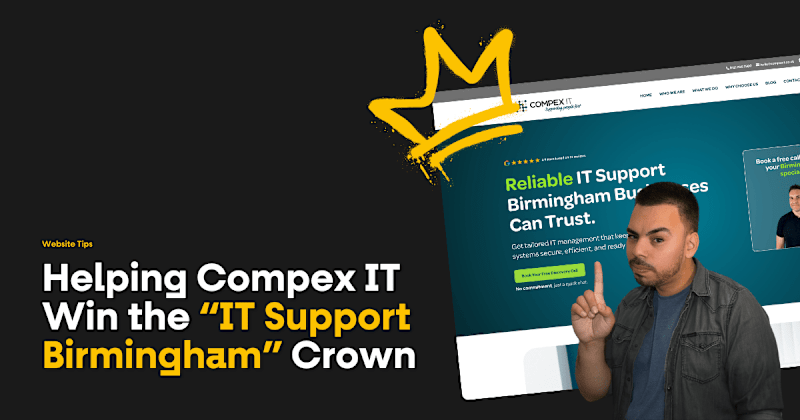 Cover image for Helping Compex IT Win the “IT Support Birmingham” Crown