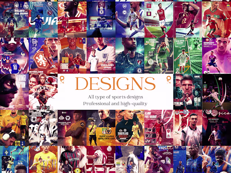 Cover image for Get a pro, eye-catching poster, flyer, or matchday design