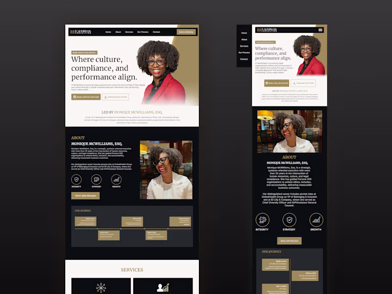 Cover image for Website Design for IV McWilliams Consulting (Wordpress)