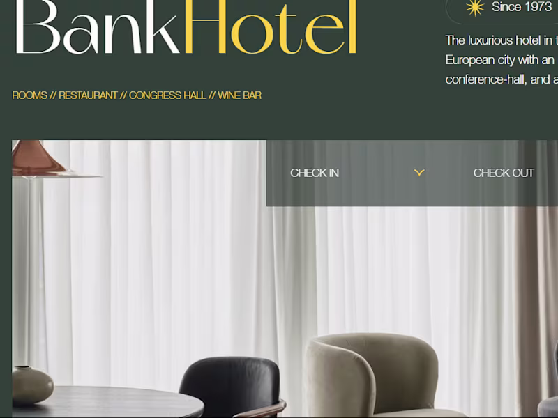 Cover image for Bank Hotel