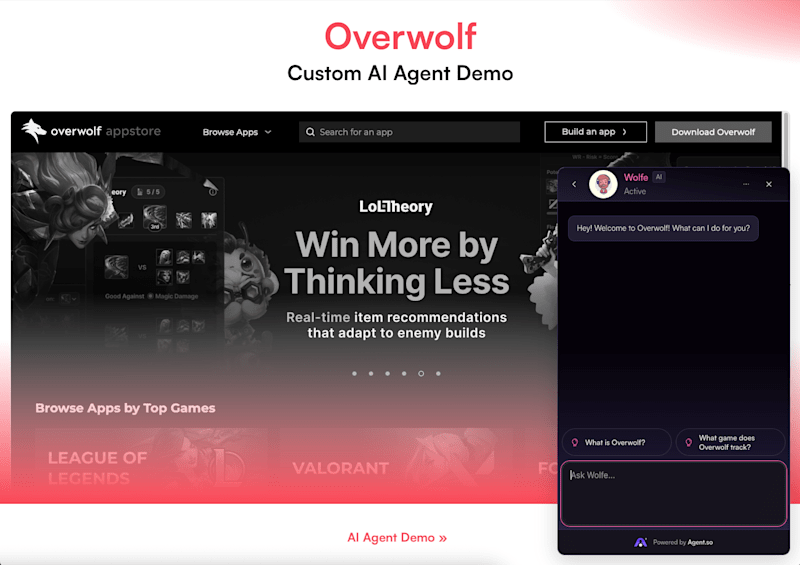 Cover image for AI Support Agent for Overwolf