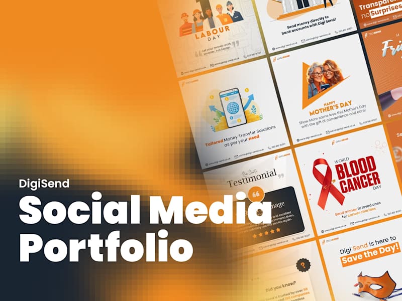 Cover image for DigiSend | Social Media Portfolio | Currency Exchange