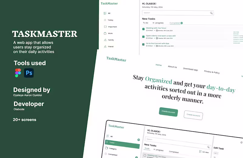 Cover image for TASKMASTER TODO WEBAPP