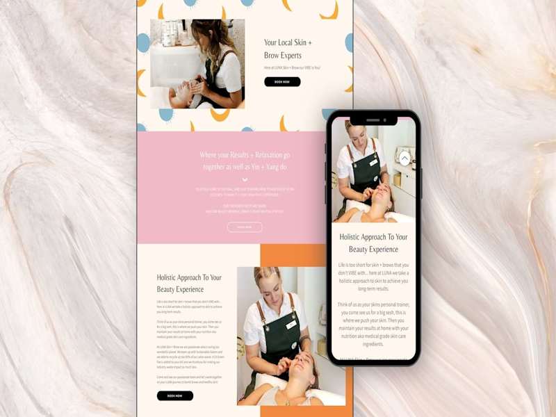 Cover image for Wix Website Design For A Beauty Salon