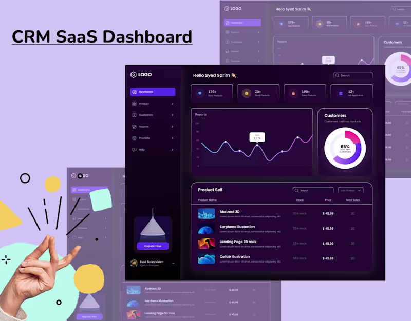 Cover image for Dashboard UI Design