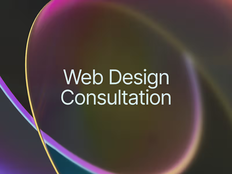 Cover image for Web Design Consultation