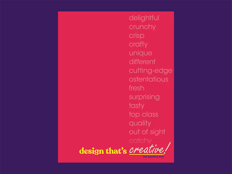 Cover image for 'design that's' slogan campaign