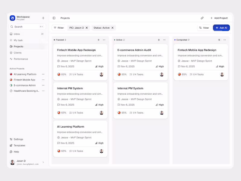 Cover image for Project Management - Kanban View ✨ Designed for teams runnin...