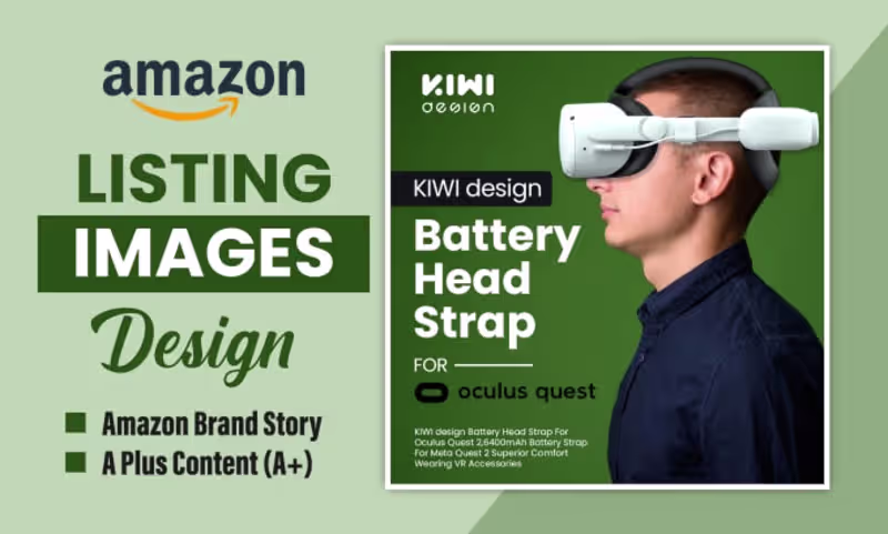 Cover image for I will design creative amazon listing images that convert