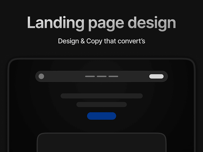 Cover image for Landing Page Design