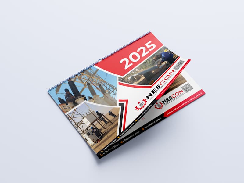 Cover image for Table Top Calendar 2025 Design for NESCON