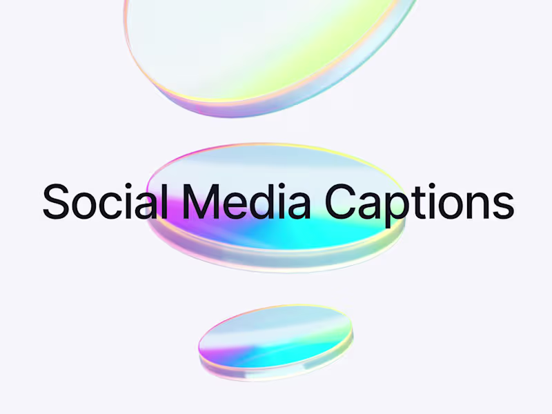 Cover image for Social Media Captions