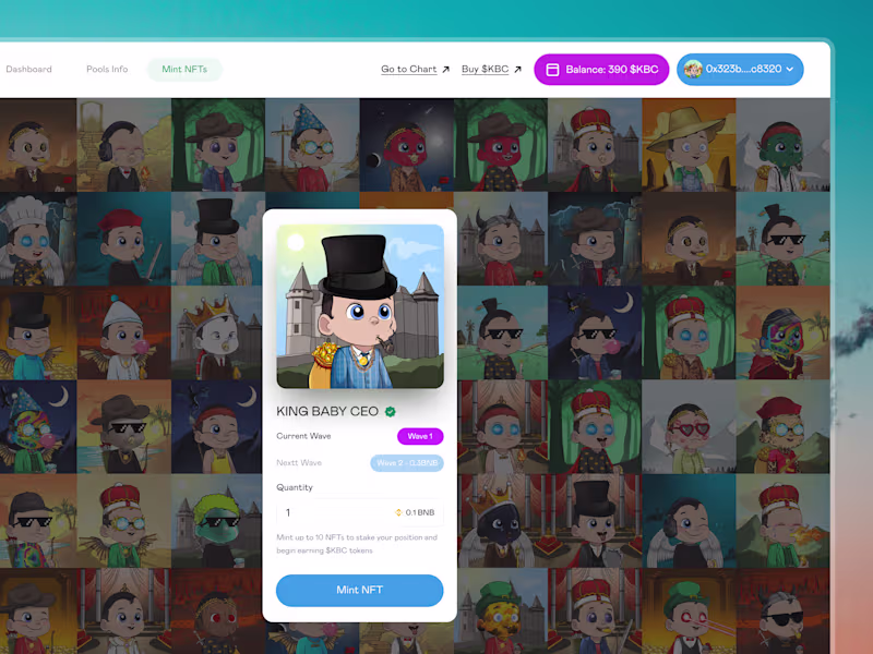 Cover image for KingBaby NFT Page